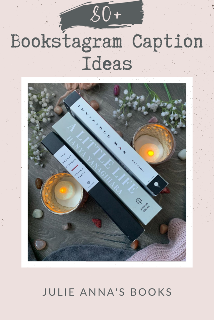 Bookstagram Caption Ideas - Julie Anna's Books