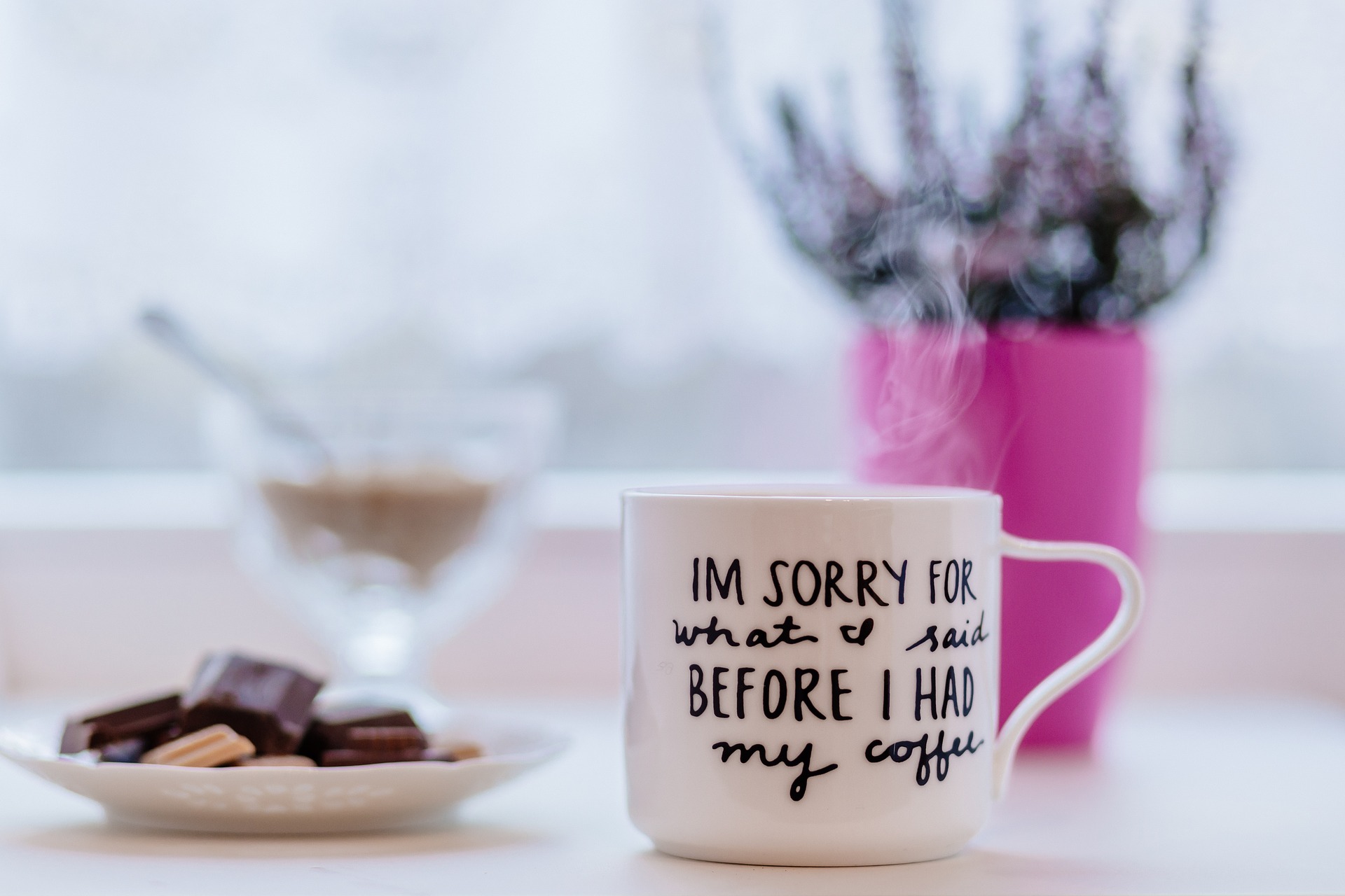 Sunday - coffee mug on table