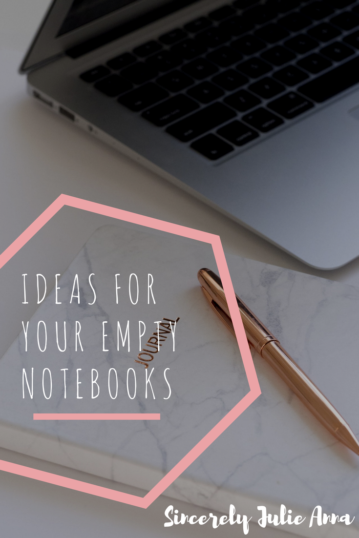 Ideas for your Empty Notebooks