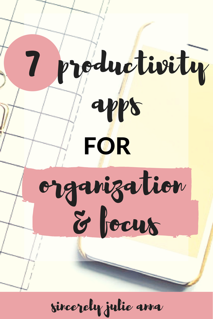 7 productivity apps for organization and focus 