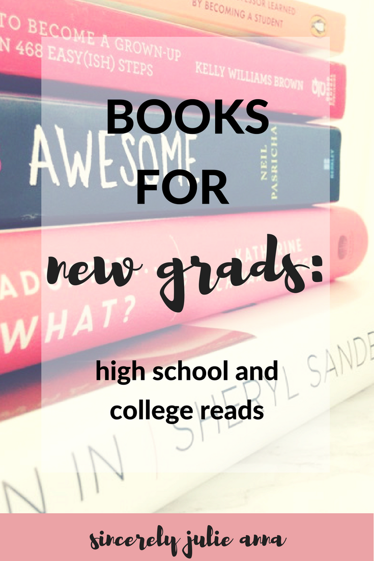 Books for new grads: high school and college reads