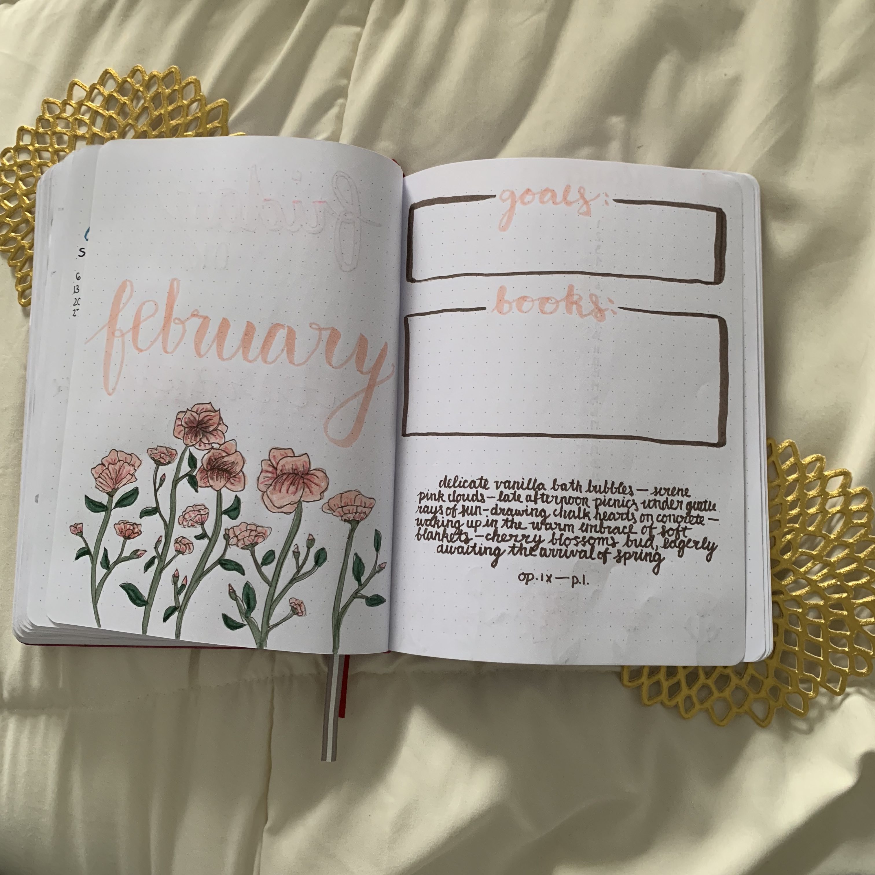 February Monthly Spread