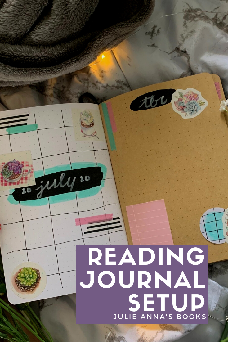 Reading Journal Setup July Pin