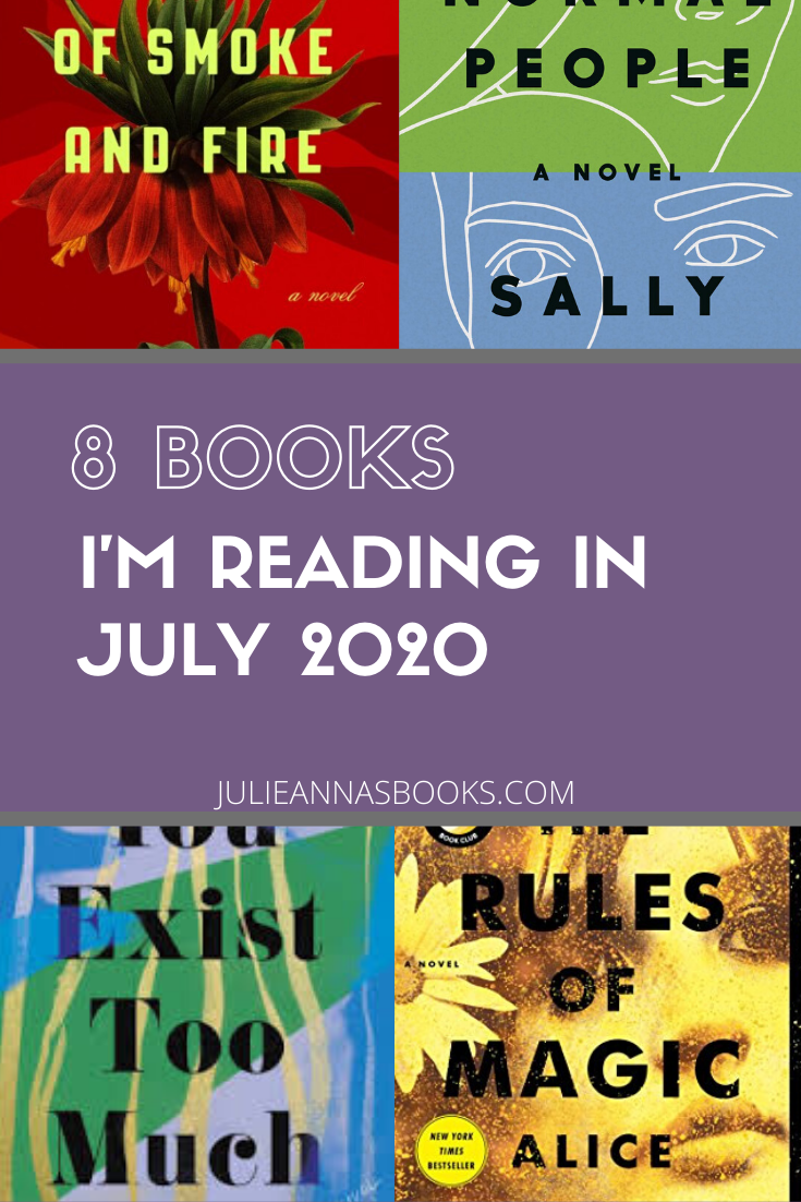 8 Books I'm Reading in July Pin