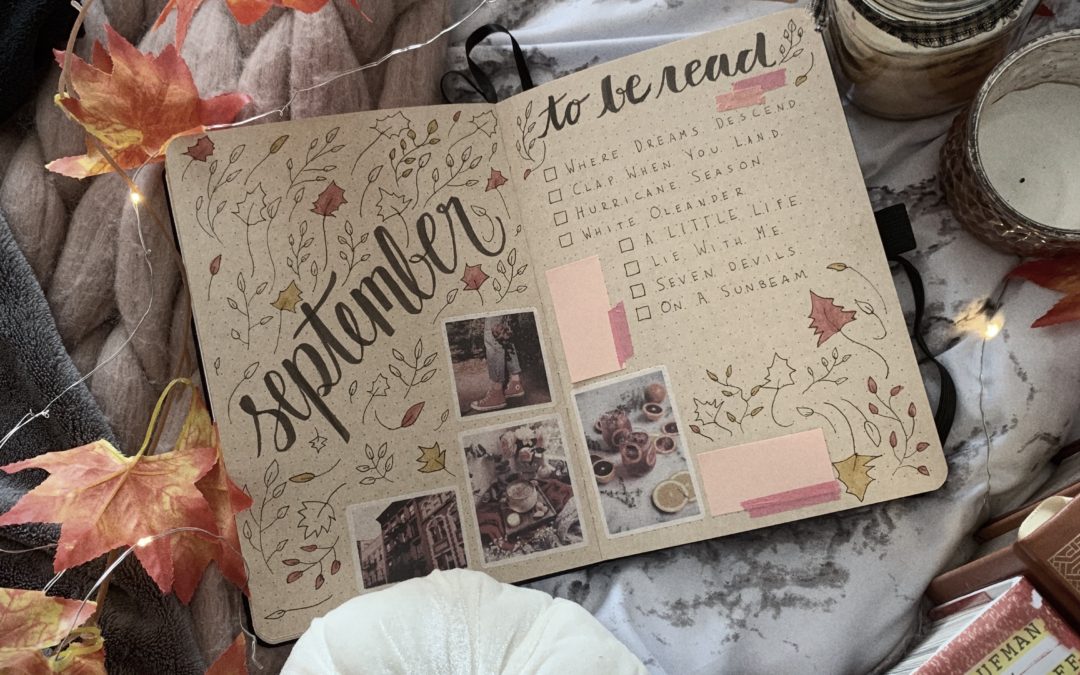 September 2020 Reading Journal Setup