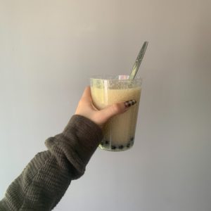 A cup of boba that I made