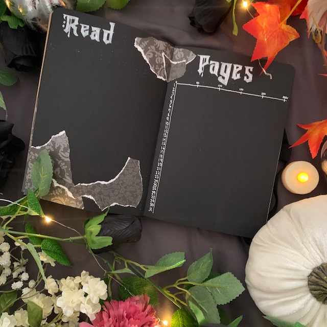 October Reading Journal - Read and Pages Read