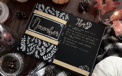 November 2020 Reading Journal Setup