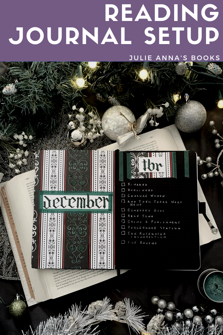 December Reading Journal Setup