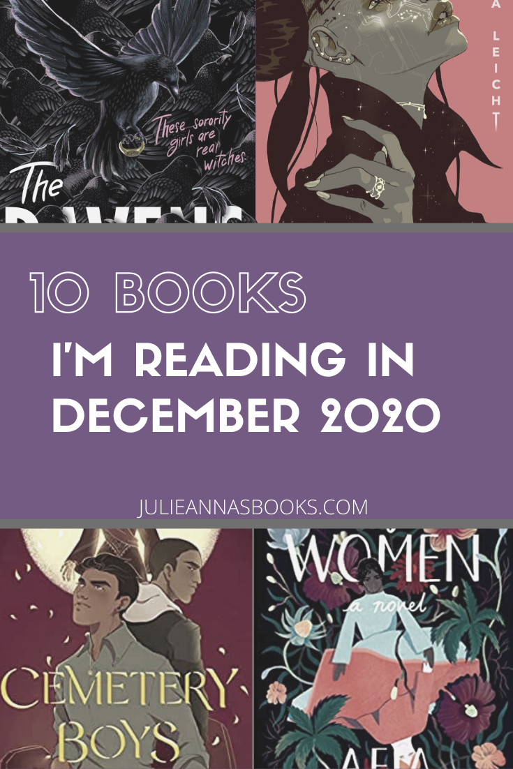 10 Books I'm Reading in December 2020 TBR Pin