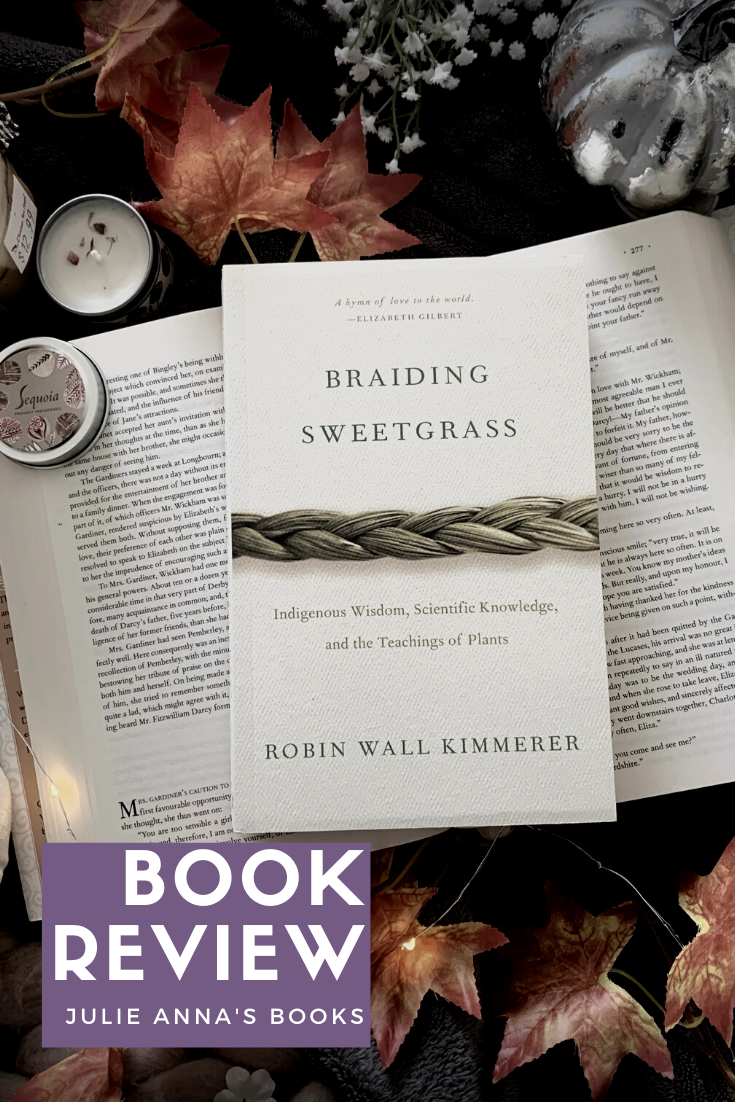 Braiding Sweetgrass Book Review Pin