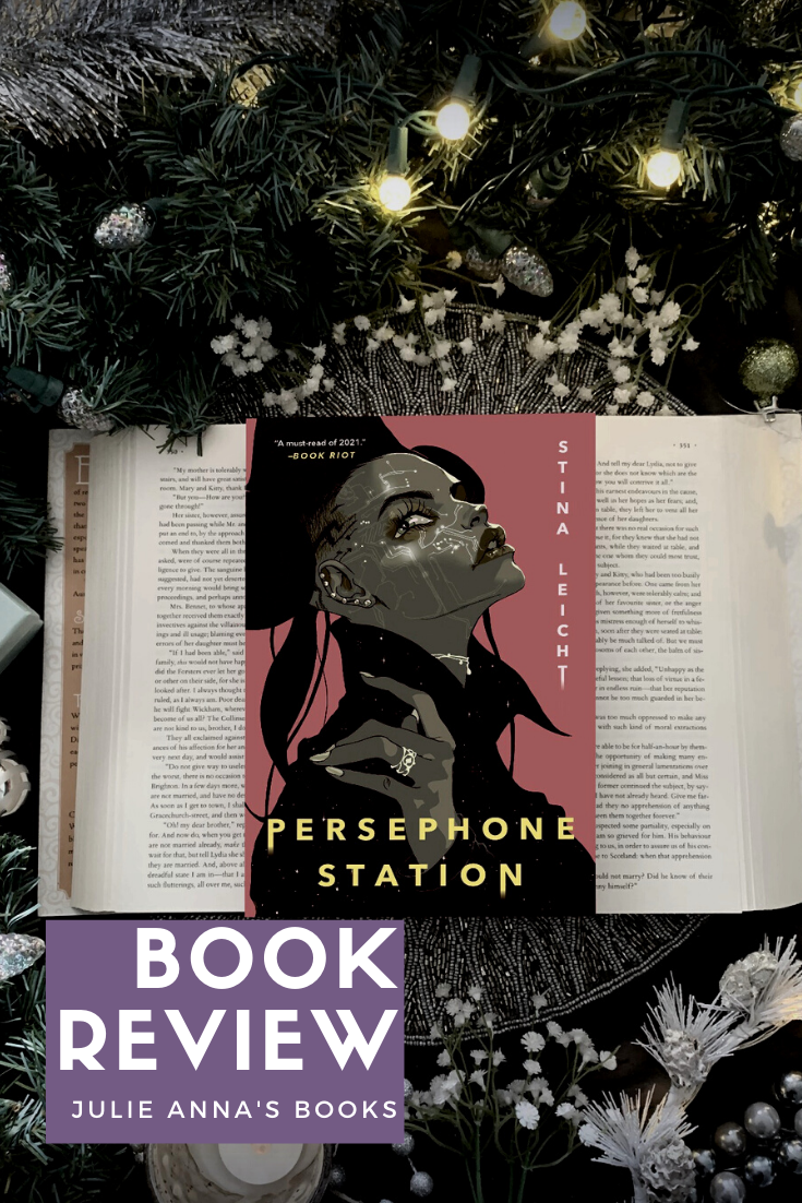 Persephone Station Book Review Pin