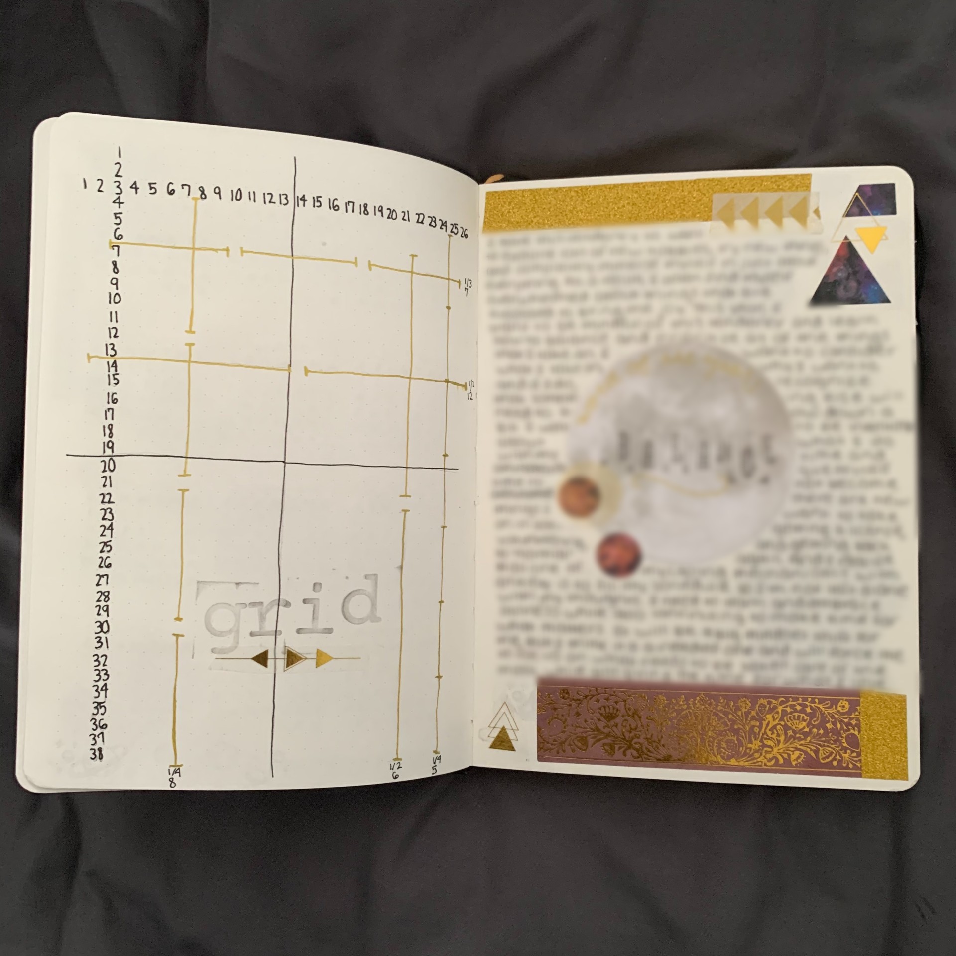 2021 Bullet Journal - Grid Spacer and Word of the Year