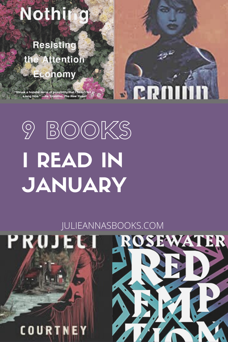 9 Books I Read in January 2021 - Wrapup Pin