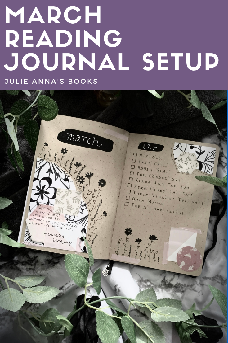 March Reading Journal Setup Pin