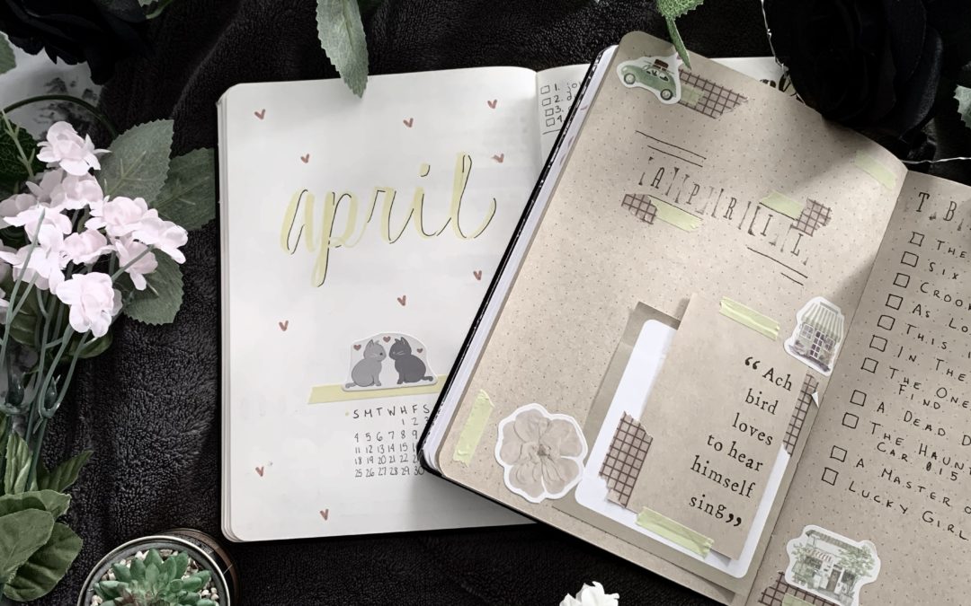 Plan With Me: April 2021 Reading and Bullet Journal Setup