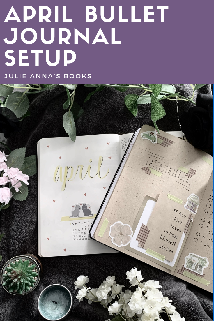 March Reading Journal Setup Pin