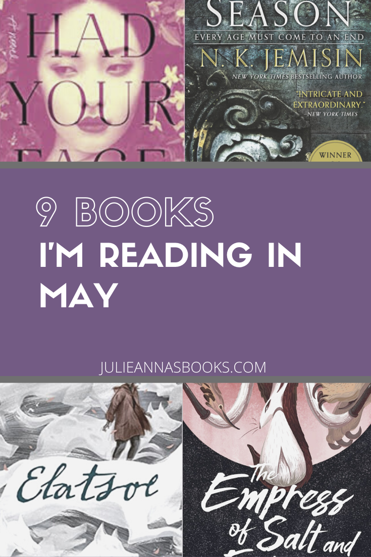 9 Books I'm Reading in May 2021 TBR Pin