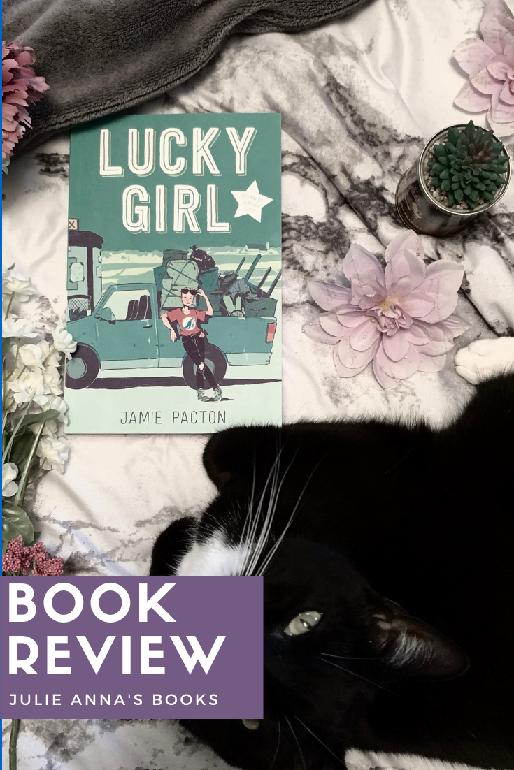 Lucky Girl Book Review Pin
