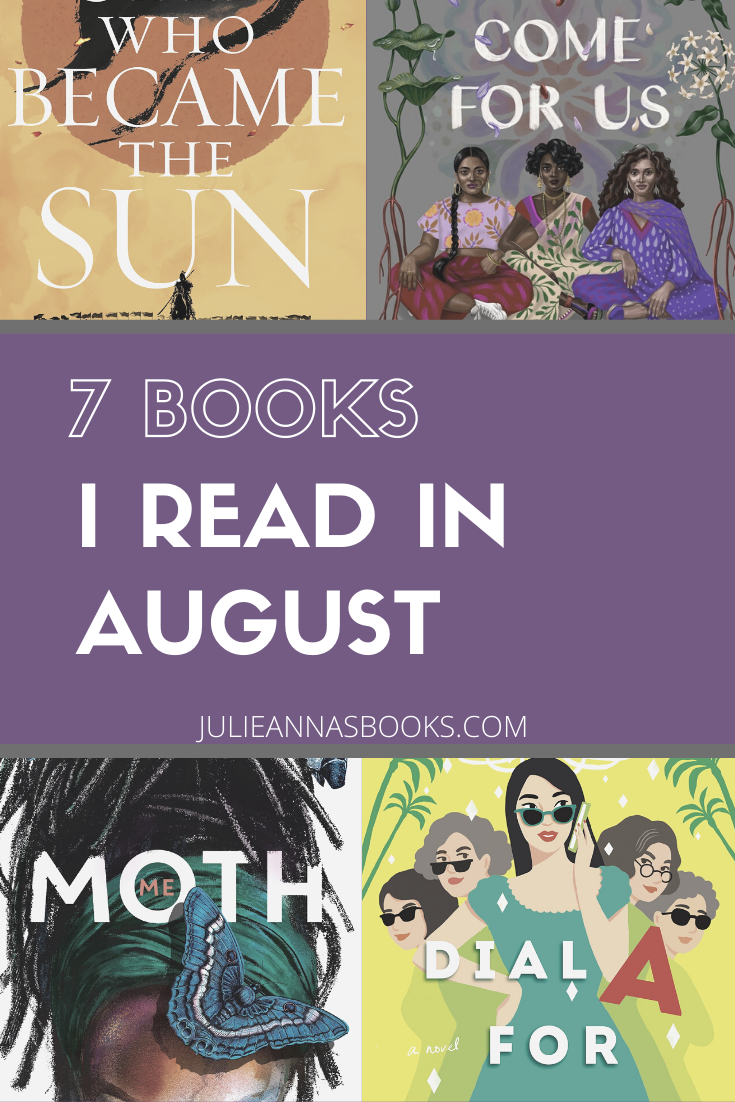 7 Books I Read in August Wrapup Pin