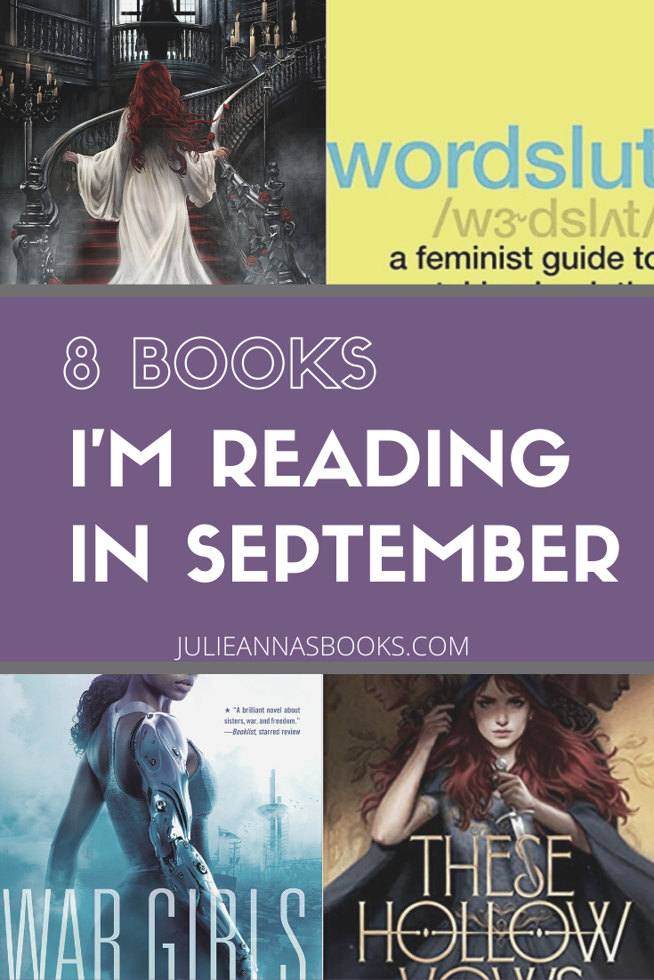 8 Books I'm Reading in September TBR Pin