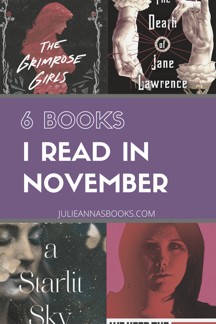 6 Books I Read in November Wrapup Pin