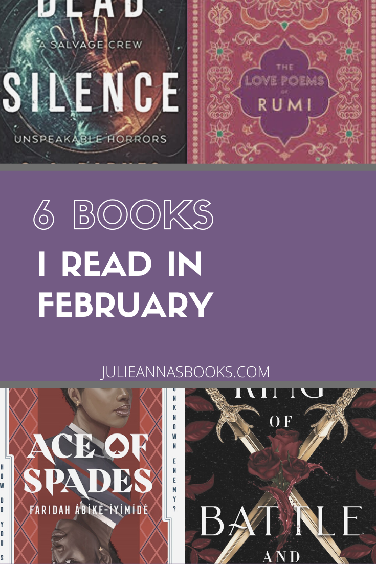 6 Books I Read in February 2022 Wrapup Pin