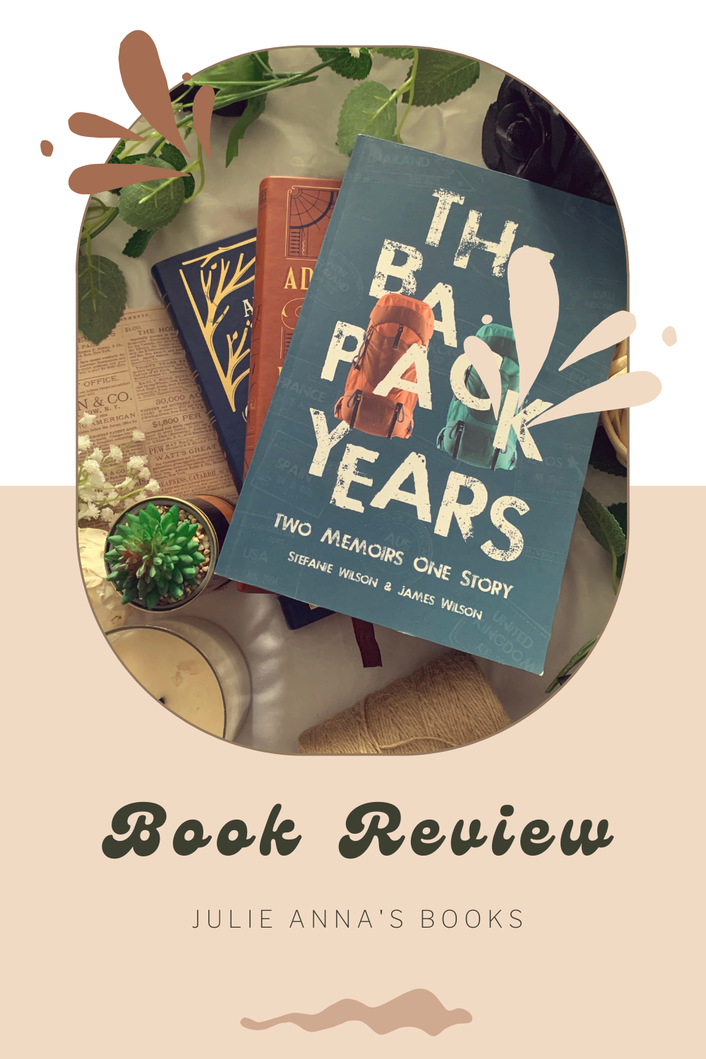 The Backpack Years Book Review Pin