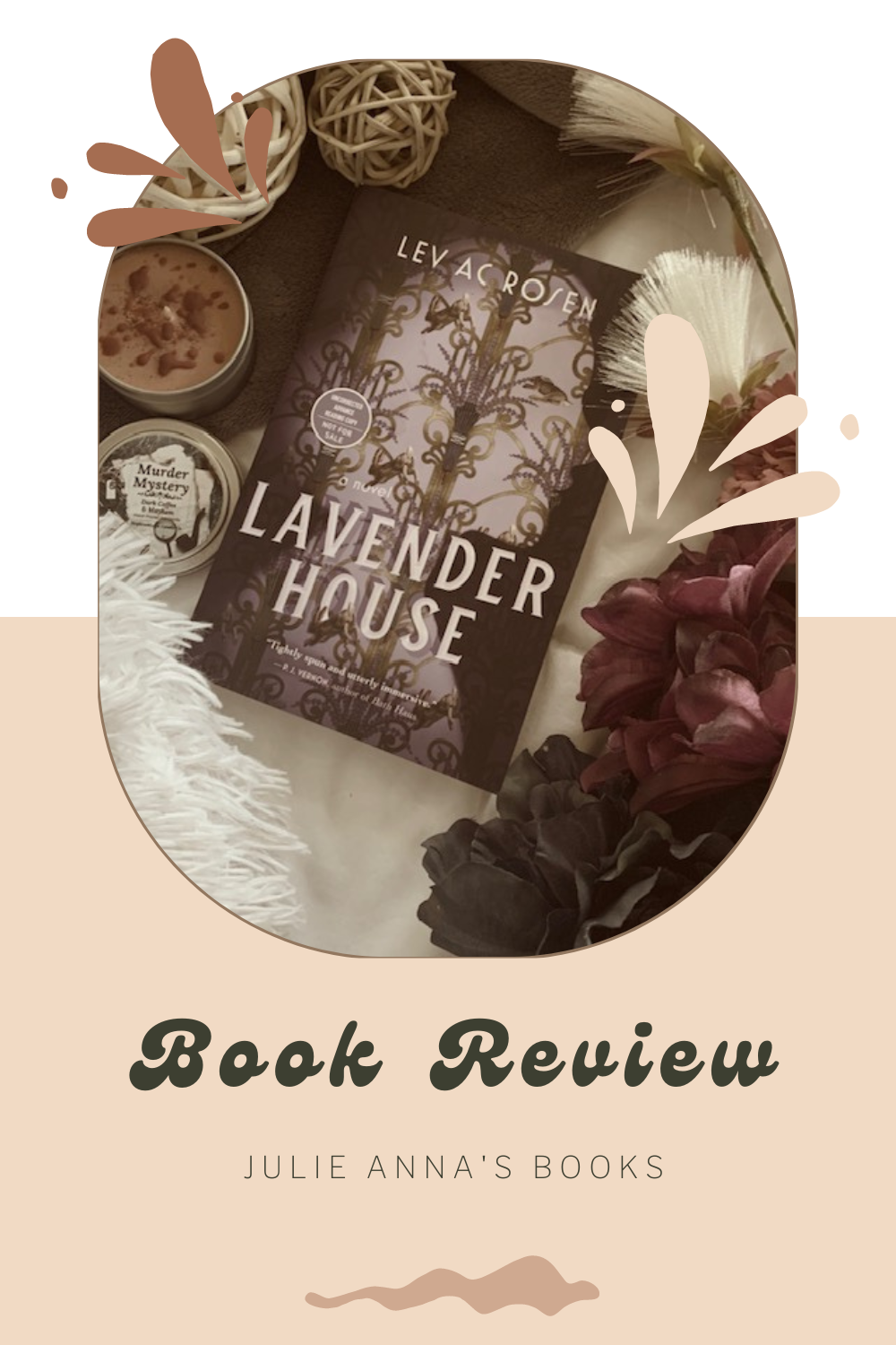 Lavender House Book Review Pin